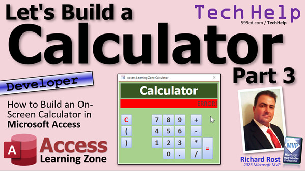 Build a Calculator in Microsoft Access Part 3