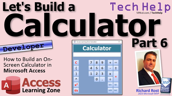 Build a Calculator in Microsoft Access Part 6