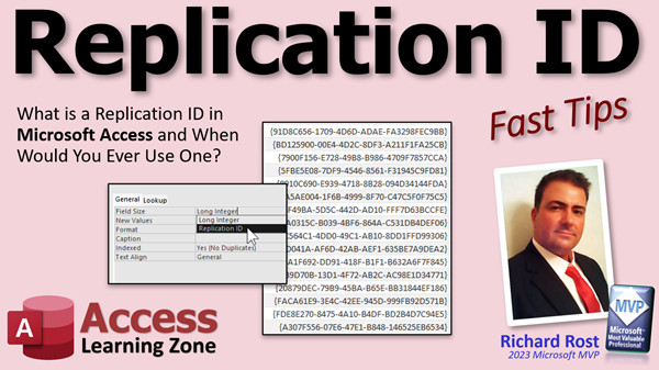 Replication ID in Microsoft Access