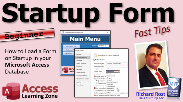 Startup Form in Microsoft Access